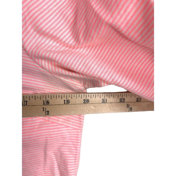 J.Crew Paisley embroidered striped shirt Pink core sz 8 - Picture 5 of 7